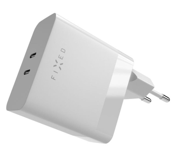 FIXED Ładowarka Sieciowa Mains Charger 2xUSB-C PD 65W biały - 1249158 - zdjęcie 5